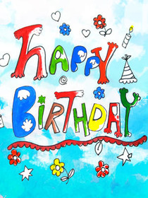 Colorful Happy Birthday Celebration