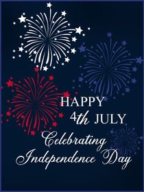 Happy 4th of July Independence Day Card