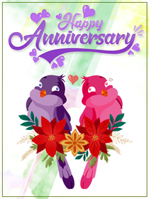 Happy Anniversary Love Birds