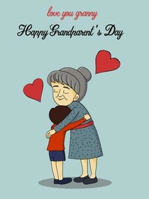 Love You Granny Grandparents' Day Card