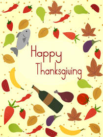 Happy Thanksgiving Greeting Card