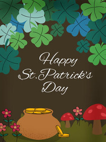 Happy St. Patrick's Day Greeting Card