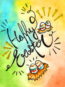 Happy Easter Greeting Card