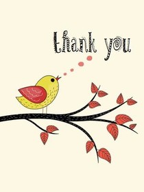 Thank You Bird Card