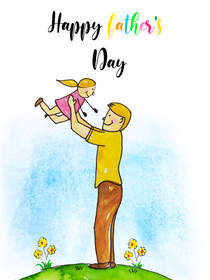 Happy Father's Day Greeting Card