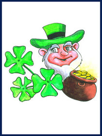 Lucky Leprechaun St. Patrick's Day Card