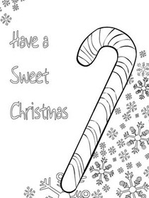 Have a Sweet Christmas Candy Cane