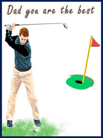 Dad You Are The Best Golf Card