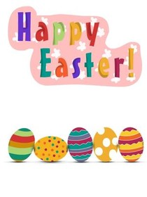 Happy Easter Greeting Card