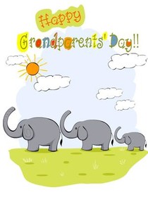 Happy Grandparents Day Elephants