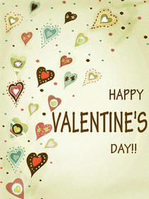 Happy Valentine's Day Greeting Card