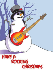 Rocking Christmas Snowman