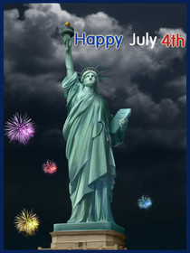 Happy July 4th Statue of Liberty