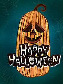 Happy Halloween Pumpkin Greeting Card