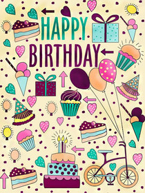 Colorful Happy Birthday Celebration