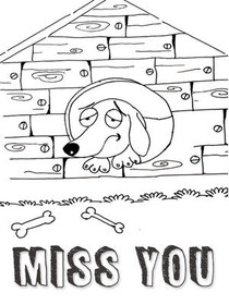 Rainy Day Miss You Card