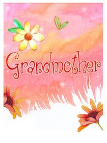 Grandmother Floral Greeting Card
