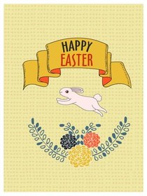Happy Easter Bunny Card