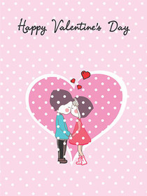 Happy Valentine's Day Couple Card