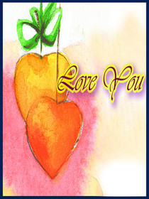 Love You Heart Greeting Card