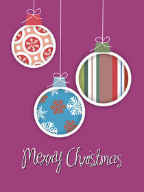 Merry Christmas Ornaments
