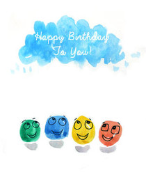 Happy Birthday to You Smiley Faces