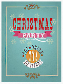 Christmas Party Eat Drink Celebrate
