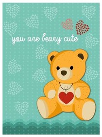 Beary Cute Love Greeting Card