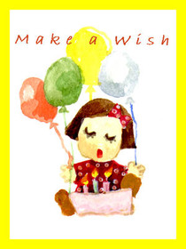 Make a Wish Birthday Greeting Card