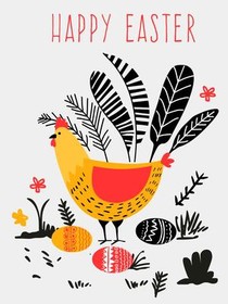 Happy Easter Chick Card