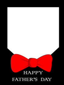 Happy Father's Day Bow Tie Card
