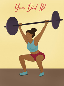 You Did It Weightlifting Celebration