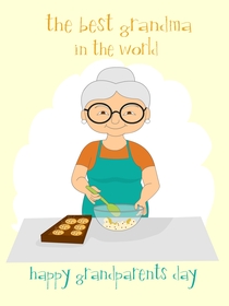 Best Grandma in the World Card