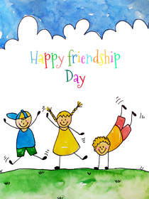 Happy Friendship Day Greeting Card