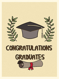 Congratulations Graduates Card