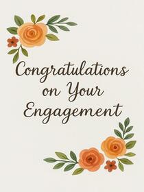 Engagement Congratulations Card
