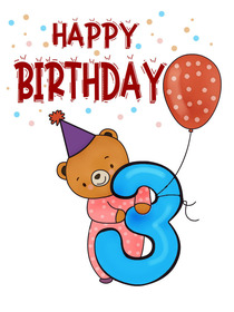 Happy Birthday 5th Birthday Card