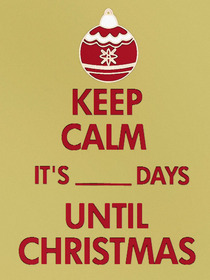 Keep Calm Christmas Countdown