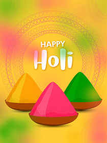 Happy Holi Celebration Card
