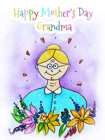 Happy Mother's Day Grandma Card