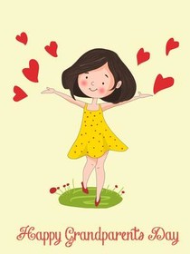 Happy Grandparents Day Greeting Card