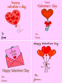 Valentine's Day Greeting Cards Collection