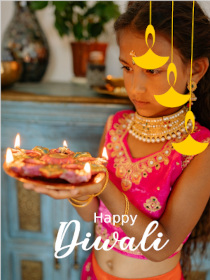 Happy Diwali Celebration Card