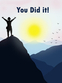 You Did It! Achievement Celebration