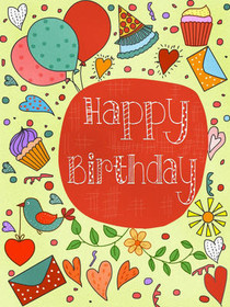 Colorful Happy Birthday Celebration