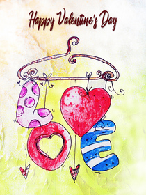 Happy Valentine's Day Love Card