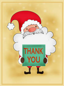 Santa Thank You Card