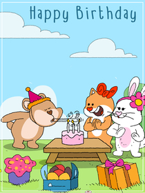 Happy Birthday Animals Party