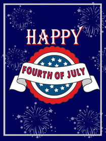 Happy Fourth of July Greeting Card