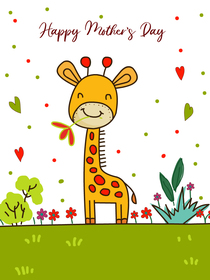Happy Mother's Day Giraffe